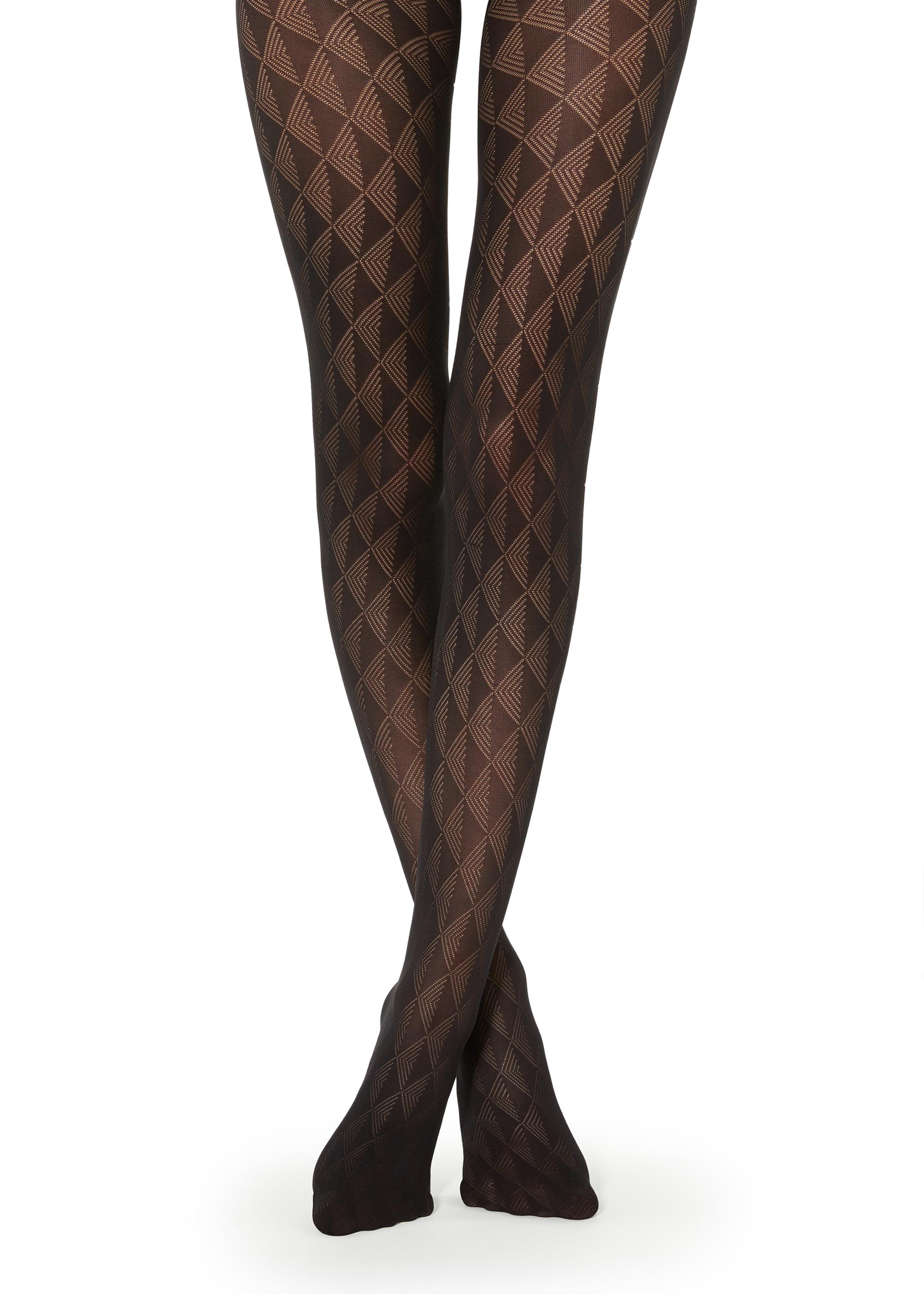 Calzedonia collant con motivo a triangolo