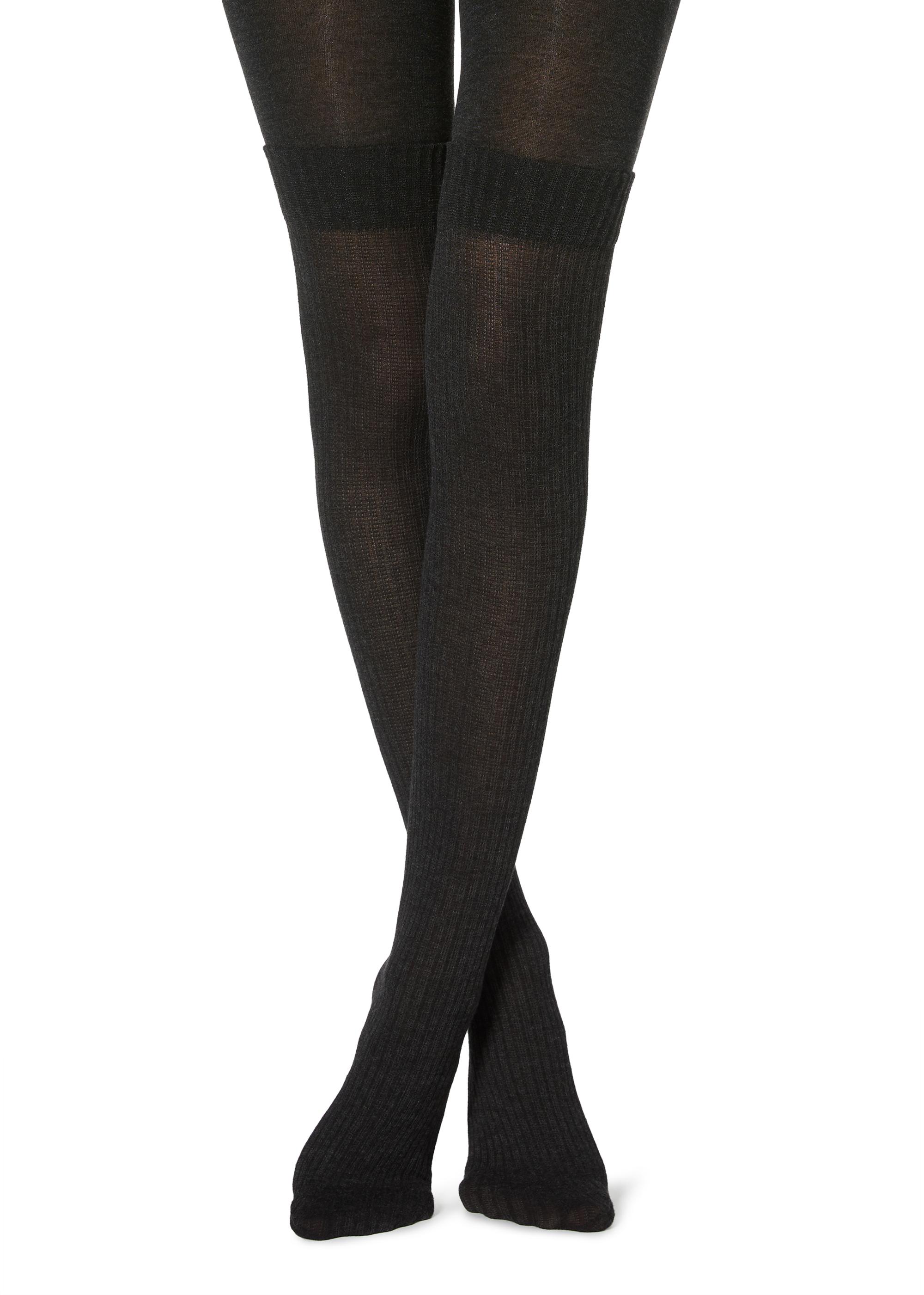 Collant in cashmere Calzedonia effetto parigina inverno 2019 2020