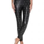 Leggings effetto pelle con borchie Calzedonia inverno 2020