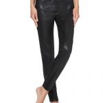 Leggings effetto pelle nera pitonata Calzedonia