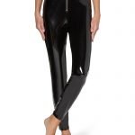 Leggings in vinile nero Calzedonia inverno 2019 2020