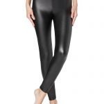 Leggings termici neri Calzedonia effetto ecopelle inverno 2019 2020