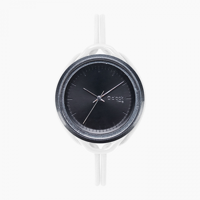 Nuovo Orologio O Clock Time Bianco con meccanismo nero di O bag collezione inverno 2019 2020 Nuovo Orologio O Clock Time Bianco con meccanismo nero di O bag collezione inverno 2019 2020