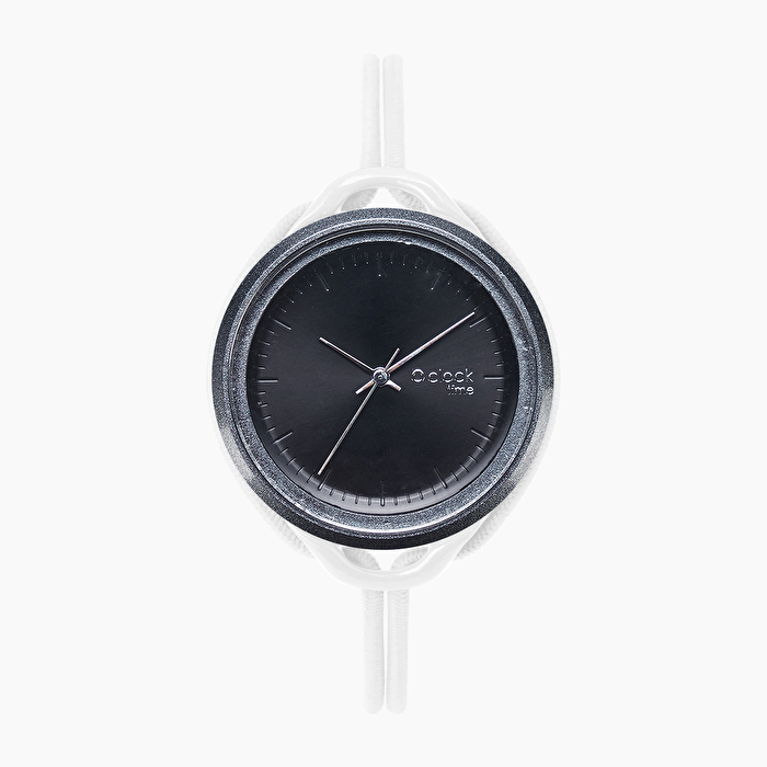 Nuovo Orologio O Clock Time Bianco con meccanismo nero di O bag collezione inverno 2019 2020
