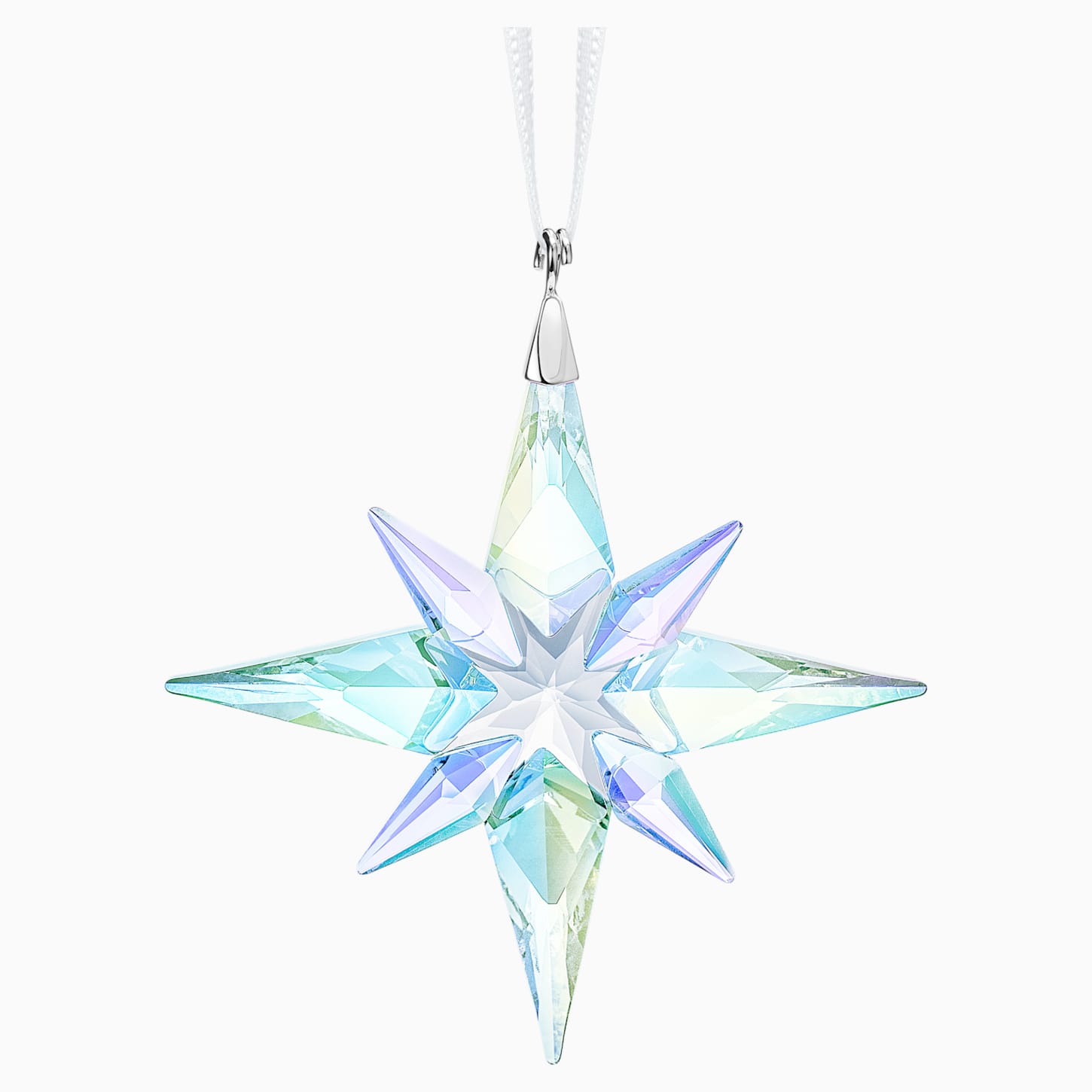 Swarovski Decorazione Natalizia Stella Aurora Boreale