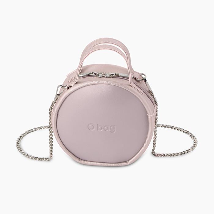 Borsetta O Bag Petite rosa metal