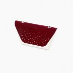 Pattina pochette O Bag Sheen con borchie inverno 2020