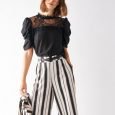 Blusa elegante con pizzo Rinascimento pre collezione primavera estate 2020