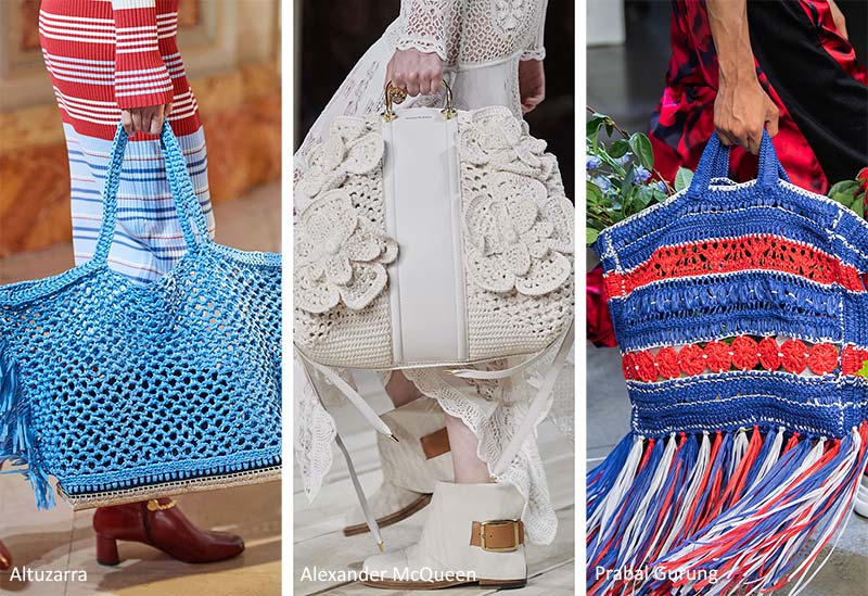 Borse ad uncinetto Moda primavera estate 2020
