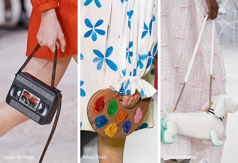 Borse dalle forme particolari moda spring summer 2020