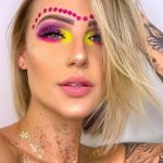 Colorata idea trucco Carnevale