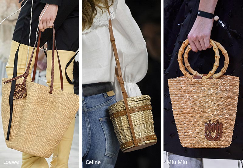 Moda Borse in rafia e vimini primavera estate 2020