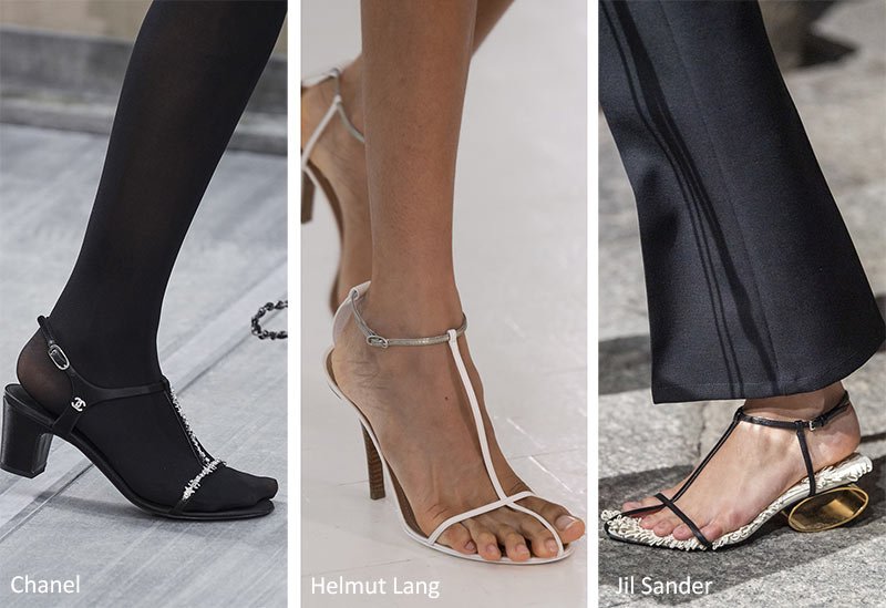 Sandali T bar moda primavera estate 2020