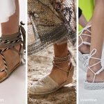 Sandali espadrilles con lacci estate 2020
