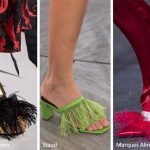 Scarpe e Sandali con le piume Moda estate 2020