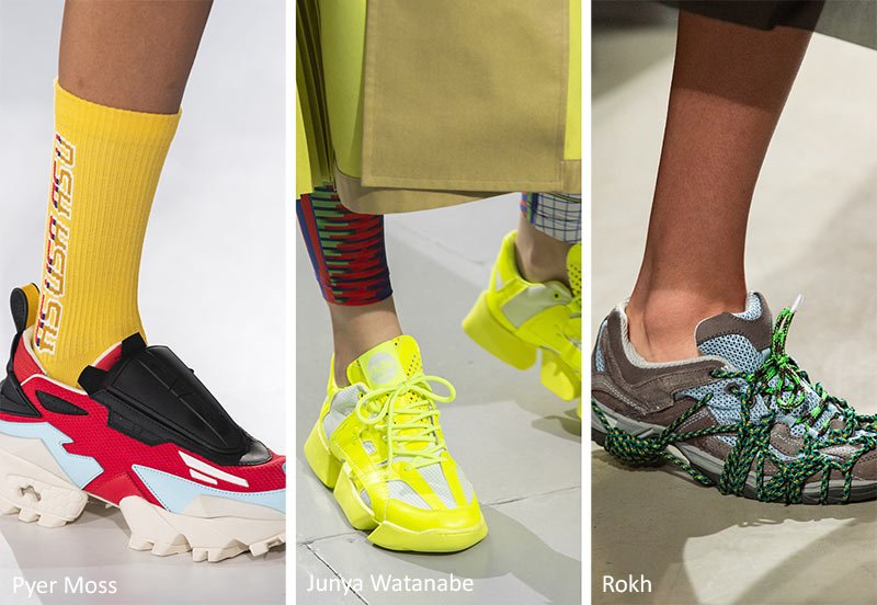 Sneakers colorate moda estate 2020