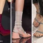 Tendenza Moda Scarpe e sandali tacco grosso a triangolo estate 2020