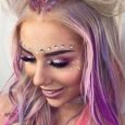 Trucco viso e capelli in stile Coachella