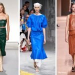 Abbigliamento in pelle moda primavera estate 2020