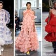 Abiti a balze moda primavera estate 2020