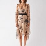 Abito a maniche lunghe Rinascimento collezione primavera 2020 prezzo 139 euro