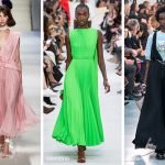 Gonne e abiti a pieghe moda primavera estate 2020