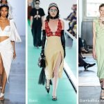 Gonne e vestiti con spacchi laterali moda estate 2020