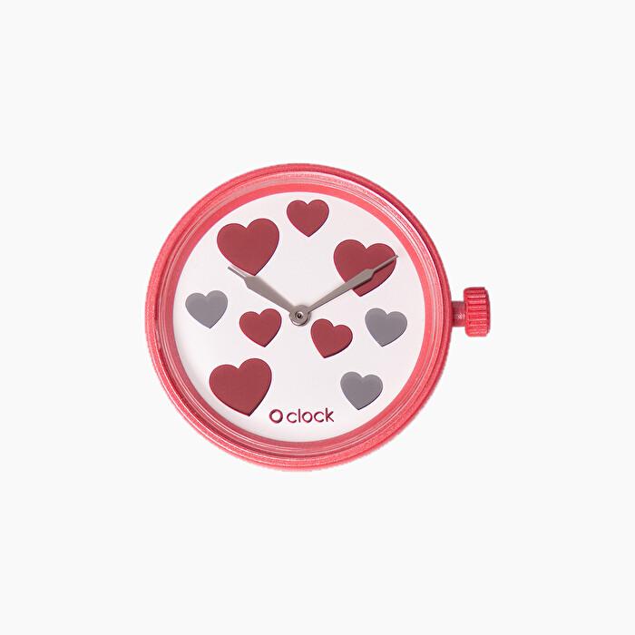 Meccanismo orologio O Clock Nine Hearts san Valentino 2020
