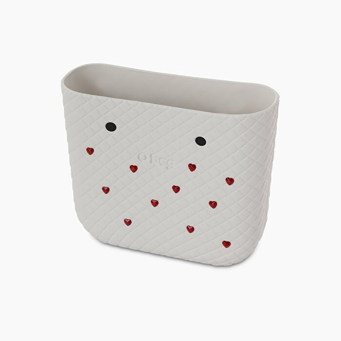 Nuova scocca bianca borsa O bag mini per San Valentino 2020
