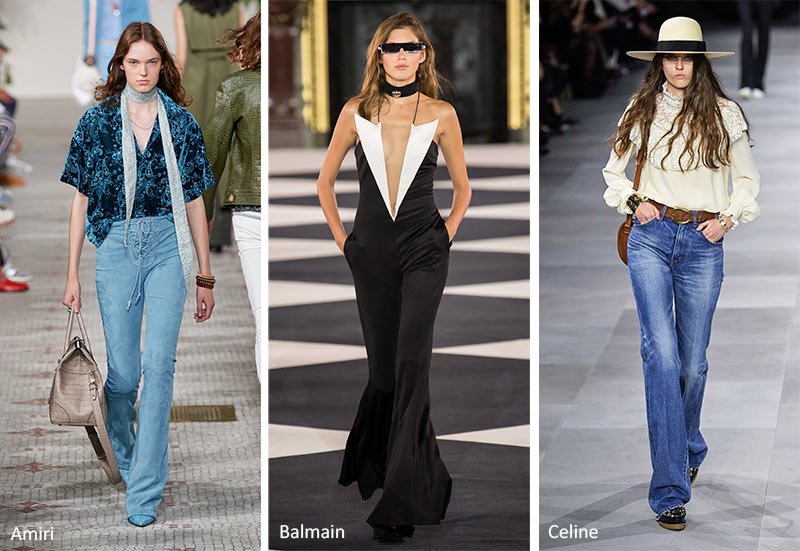 Pantaloni a Zampa Moda primavera estate 2020