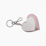 Portachiavi O Bag San Valentino 2020 bianco e rosa
