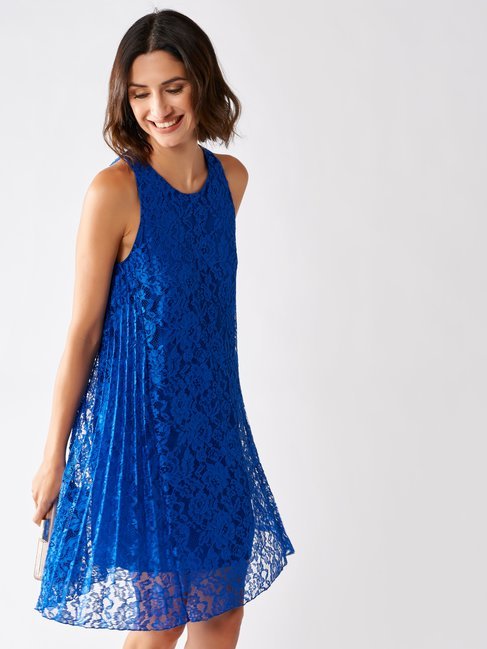 Vestito in pizzo plisse Rinascimento collezione estate 2020 prezzo 129 euro