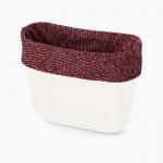 Bordo borsa O bag stampa diagonal stripes collezione primavera estate 2020