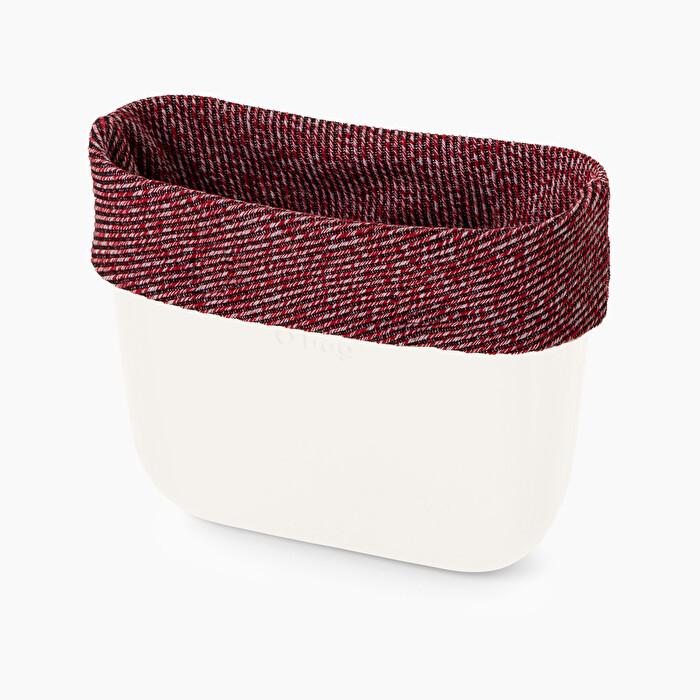 Bordo borsa O bag stampa diagonal stripes collezione primavera estate 2020