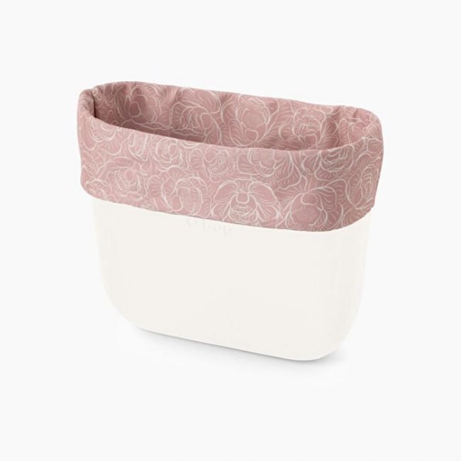 Borsa O Bag Mini con bordo Peonie color rosa smoke primavera estate 2020 Borsa O Bag Mini con bordo Peonie color rosa smoke primavera estate 2020