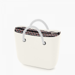 Borsa o bag mini latte con sacca pied de poule prezzo 88 euro