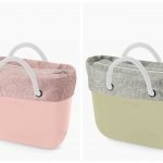 Borse O Bag mini con nuovi bordi in tessuto Peonie