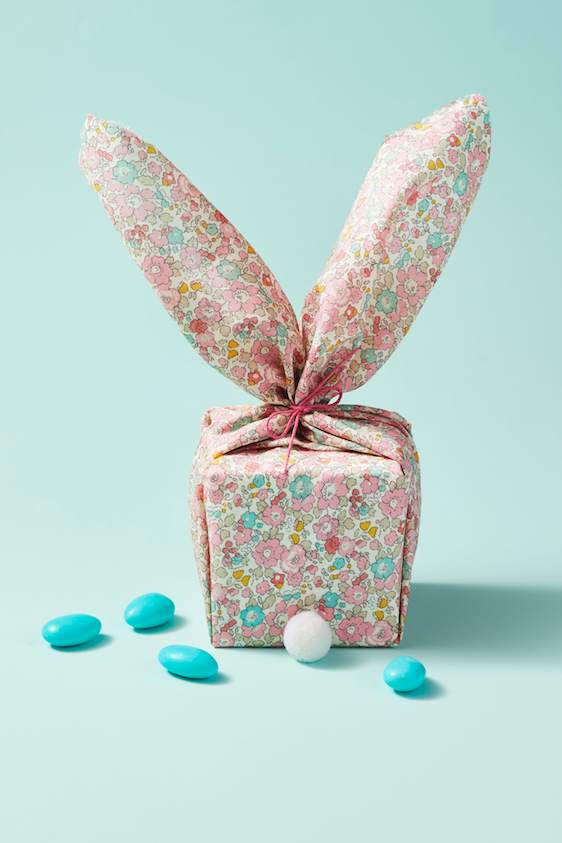 Facile decorazione pasquale fai da te con bambini Bunny Box