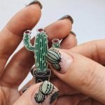 Nail art estiva 2020 con cactus