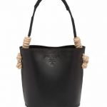 Nuova Borsa a secchiello Prada in pelle nera 2020