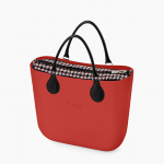O Bag mini rossa con nuova sacca interna catalogo primavera estate 2020