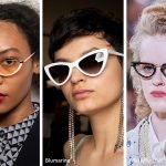 Occhiali a sole dalla forma triangolare moda 2020