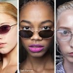 Occhiali da sole ovali e allungati moda 2020