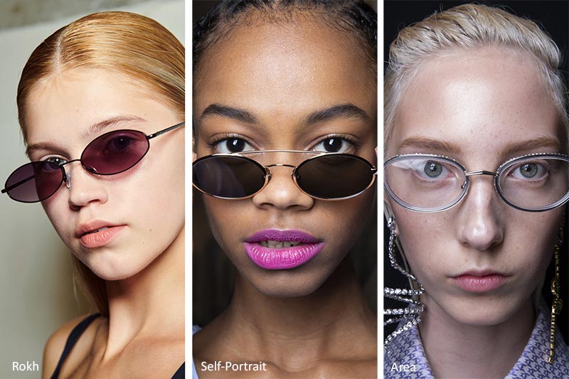 Occhiali da sole ovali e allungati moda 2020