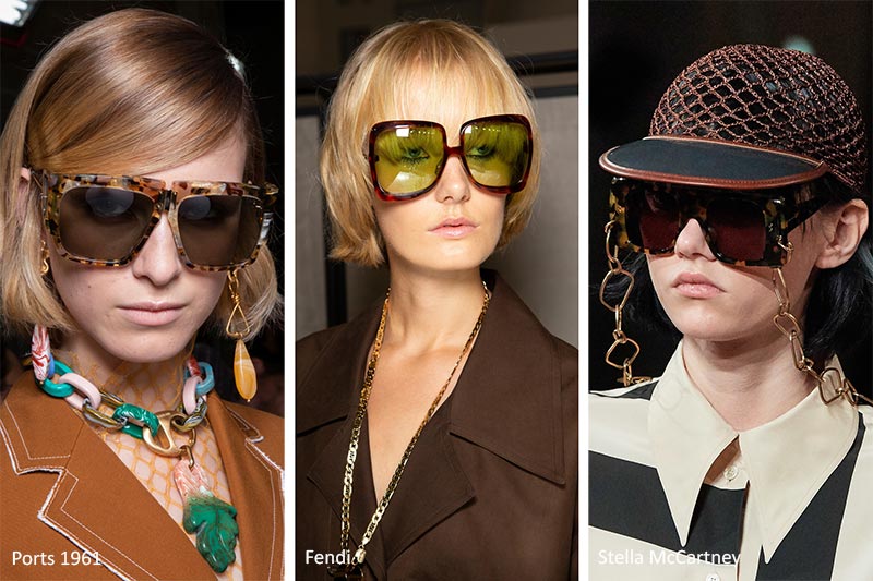 Occhiali da sole tartarugati moda primavera estate 2020