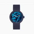 Orologio O Clock Blu navy con meccanismo camouflage catalogo primavera estate 2020 prezzo 31 euro
