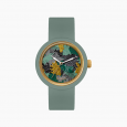 Orologio O Clock color atlantic con meccanismo camouflage verde militare catalogo primavera estate 2020 prezzo 31 euro
