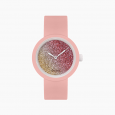 Orologio O Clock con meccanismo glitter bicolor cedro e coral catalogo primavera estate 2020 prezzo 31 euro