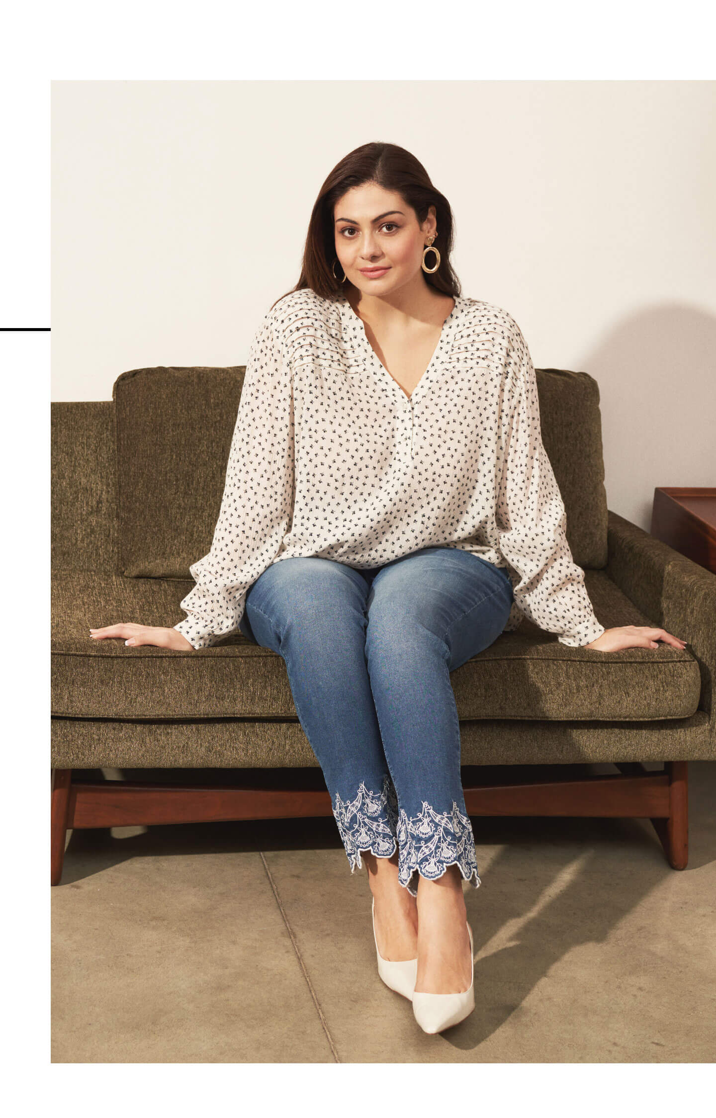 Paola Torrente testimonial linea abbigliamento OVS Curvy primavera estate 2020