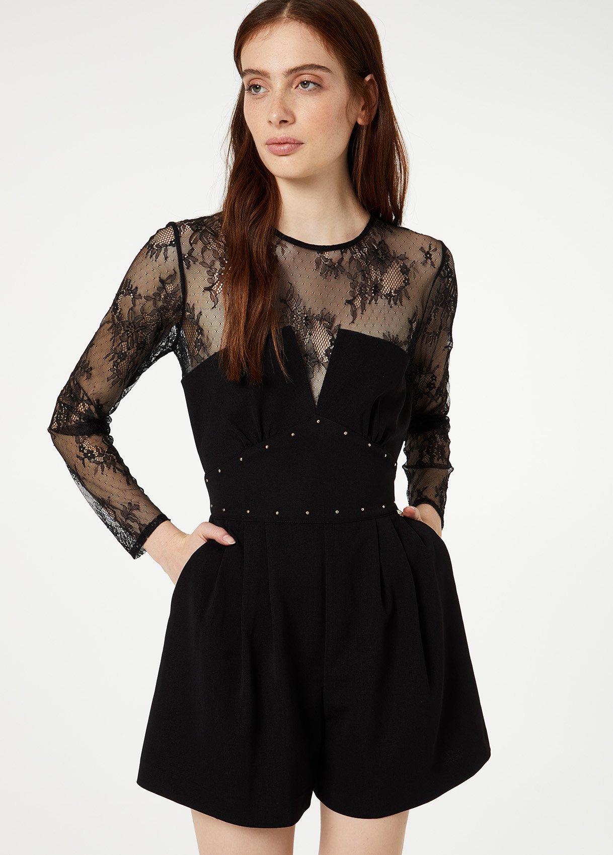 Tuta corta elegante da sera Liu Jo estate 2020 prezzo 199 euro